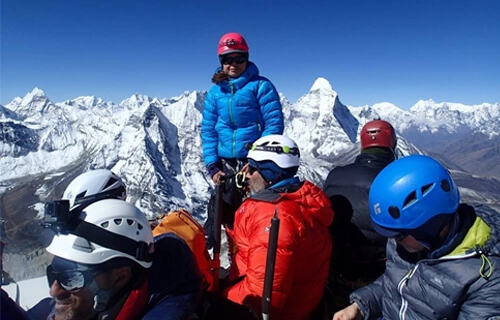 Summary of Everest Base Camp Trek with Island peak itinerary