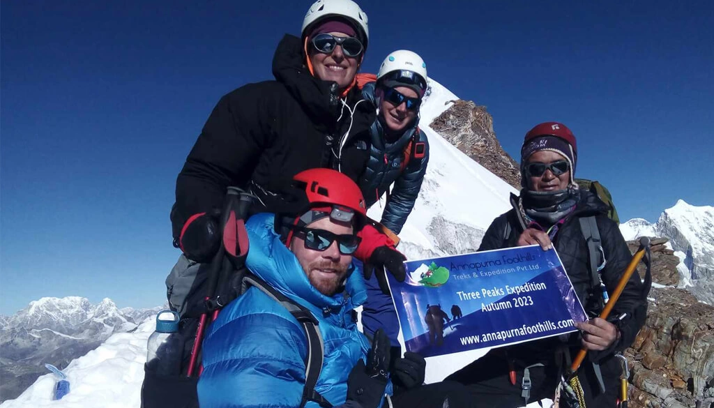 Three Peaks in Everest Region