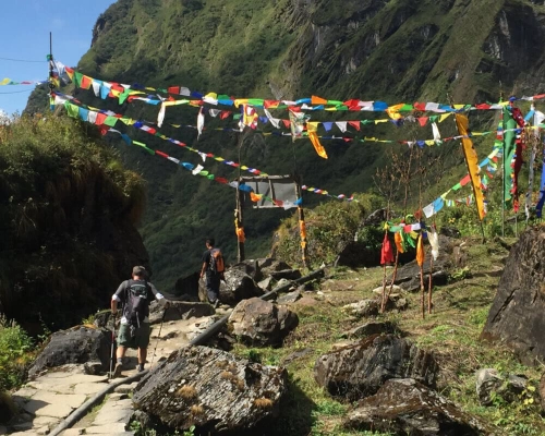  Hiking Down To Bamboo