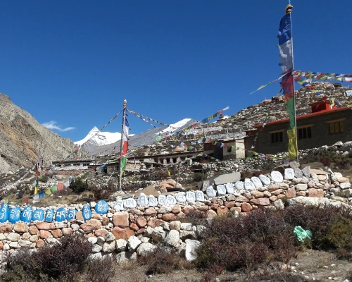 Appealing Monastery Above Phu Village