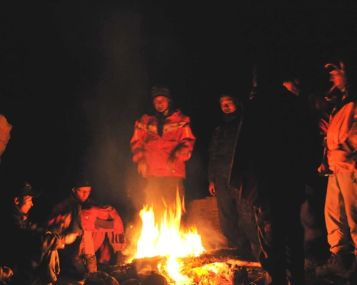 Bonfire During Camping Nights