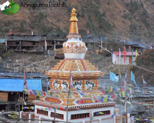 Bouddha Stupa Represents Heart Of Buddha