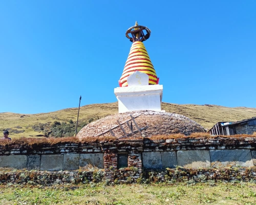 Charming Chorten At Pangoma