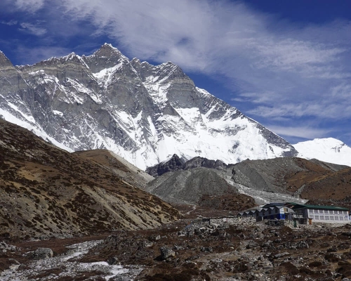 Glimpse Of Khumbu Himalaya