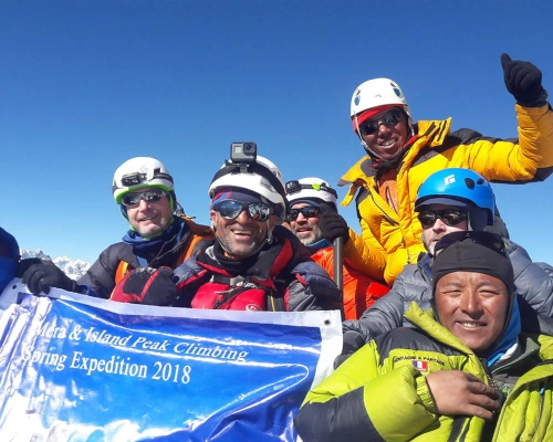 Group Picture At The Top