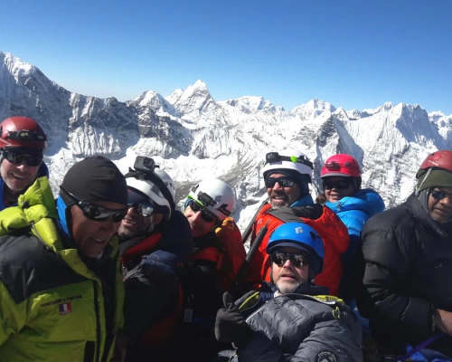 Group Picture Atop Summit