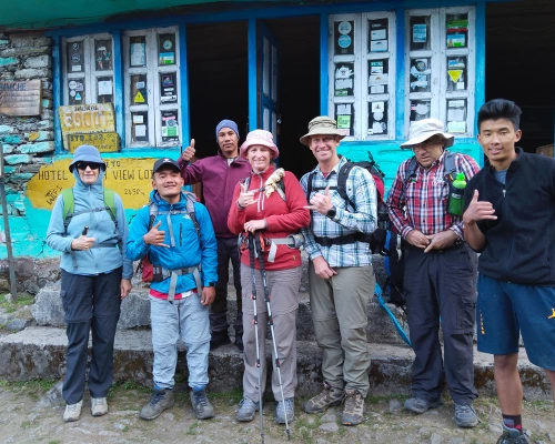 Group Picture Before Starting Hike