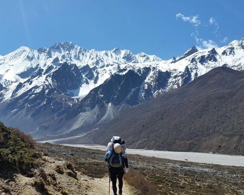 Heading Towards Yala Peak Base Camp