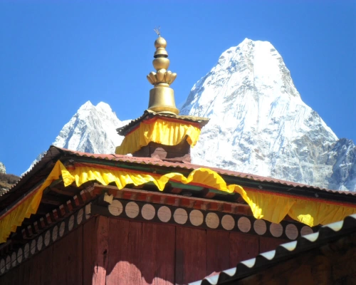 Monastery Meets Mountain !!