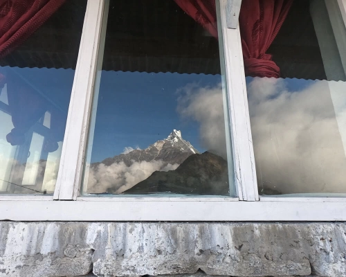 Reflection Of Machhapuchhare Himal