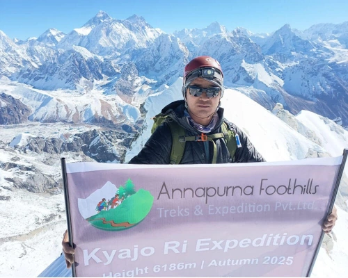Successfully Summited Kyajo Ri On November 