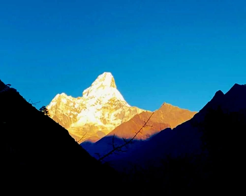 Sunset At Ama Dablam