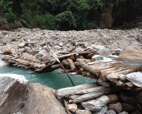 Traditional Wooden Bridge