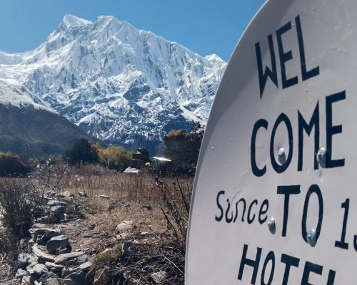 Welcome To Hotel Peaceful ,ngawal